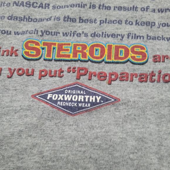 VTG 90s Jeff Foxworthy T-Shirt Mens L Boxy Fit You Might Be A Redneck Tee - Picture 4 of 7